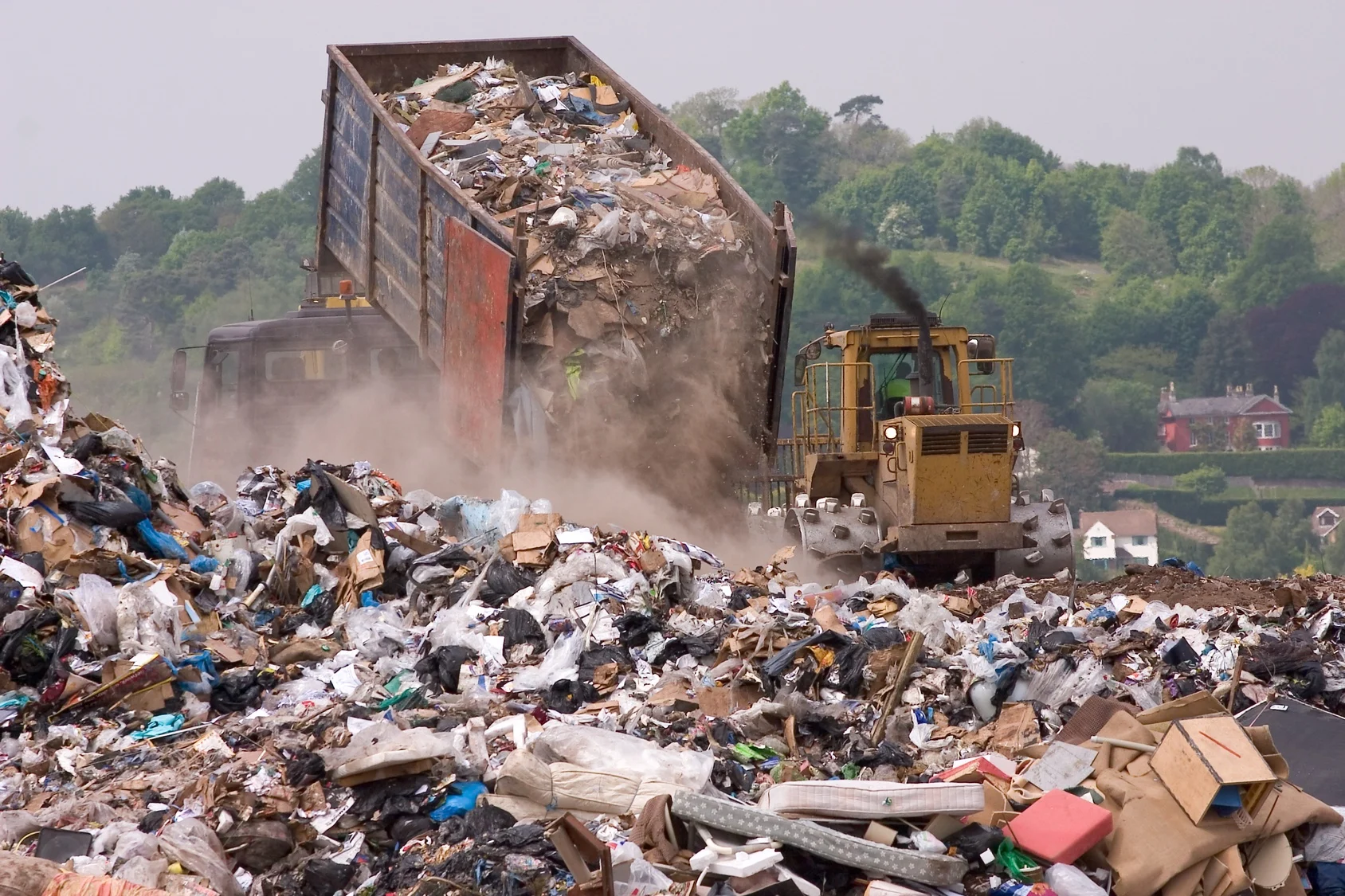Landfill activity